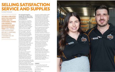 Selling Satisfaction Service and Supplies – Territory Q – Issue 31